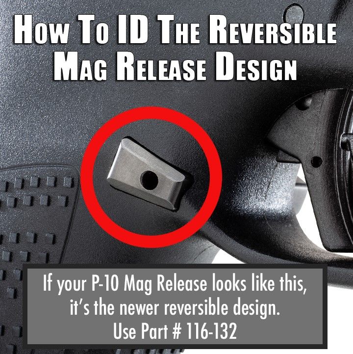 Extended Mag Release for CZ P-10 – Reversible — image 2