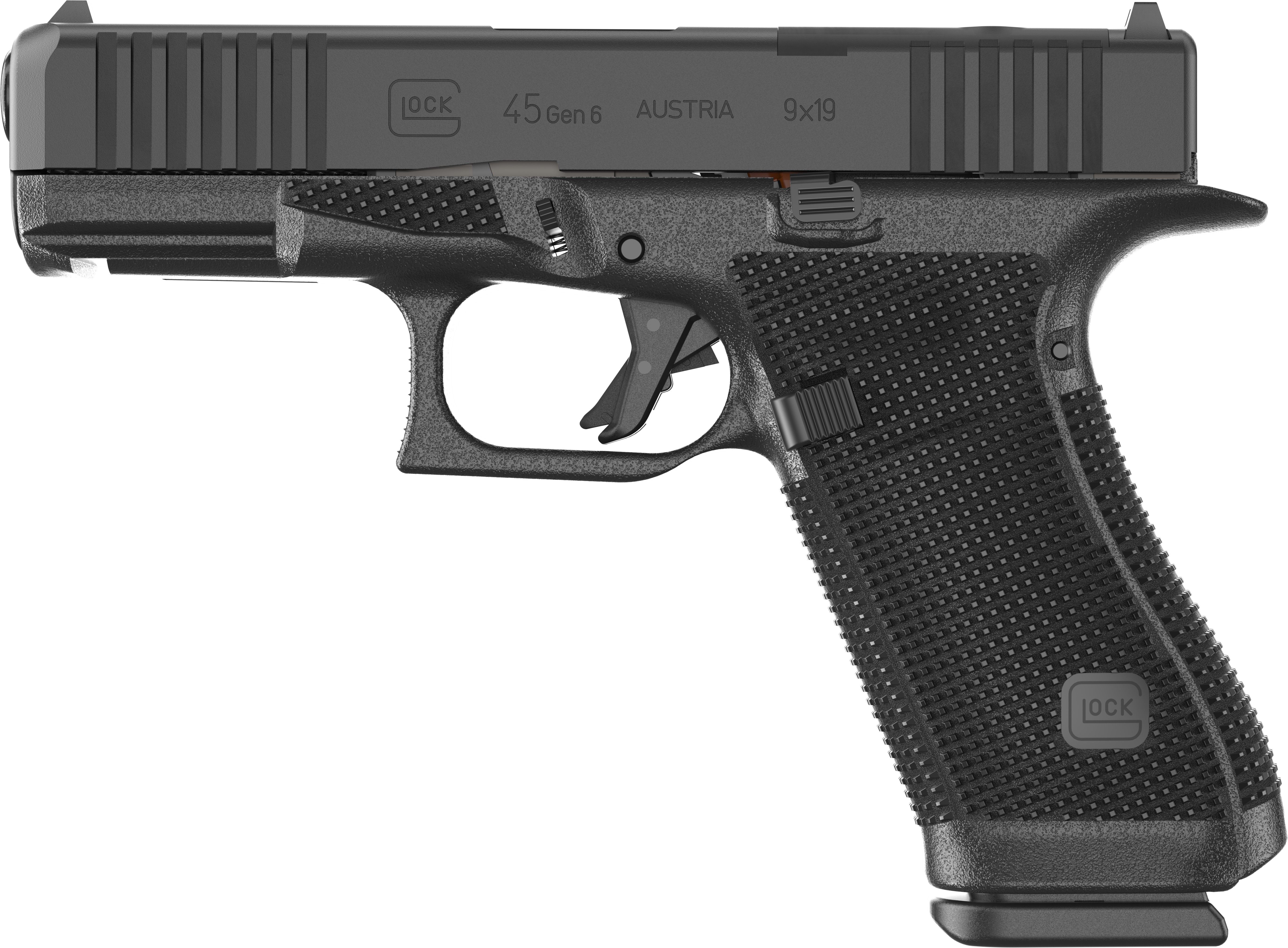 Glock 45 Gen6 Crossover Frame 9mm Blue/Black Pistol