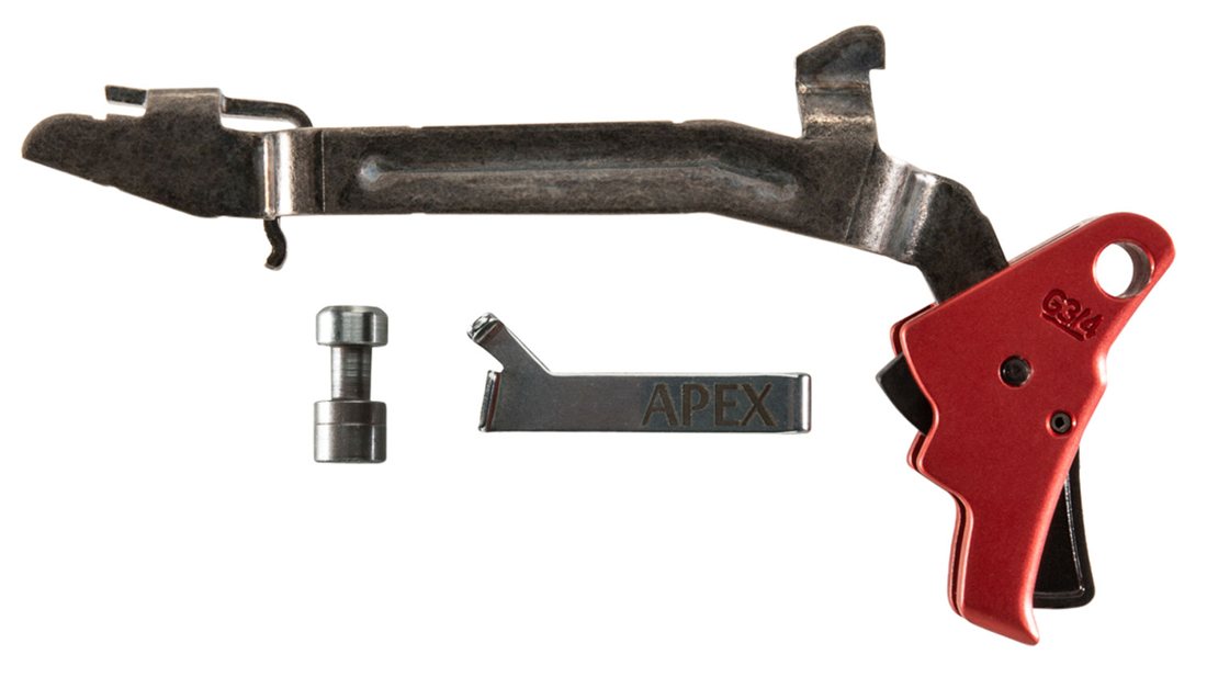 Apex Tactical Action Enhancement Red Drop-In Trigger for Glock Gen3-4 17/17L/19/22-27/31-35