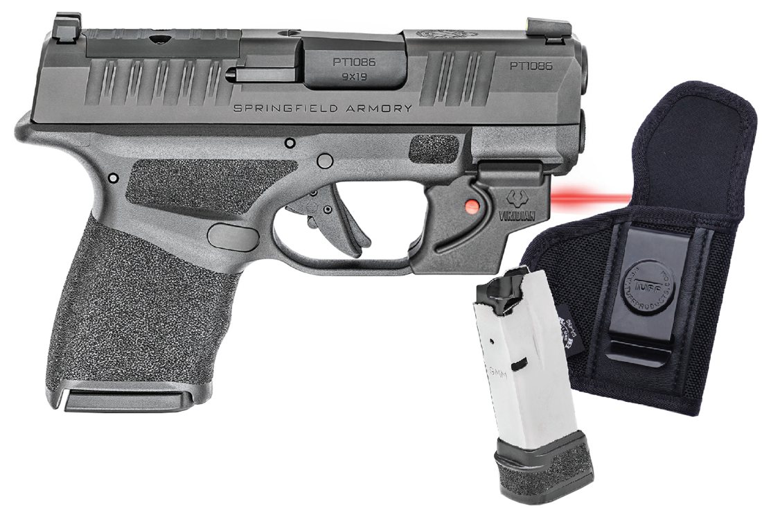 Springfield Hellcat OSP 9mm Micro-Compact Optics Ready Pistol with Laser, Holster, 3 Mags