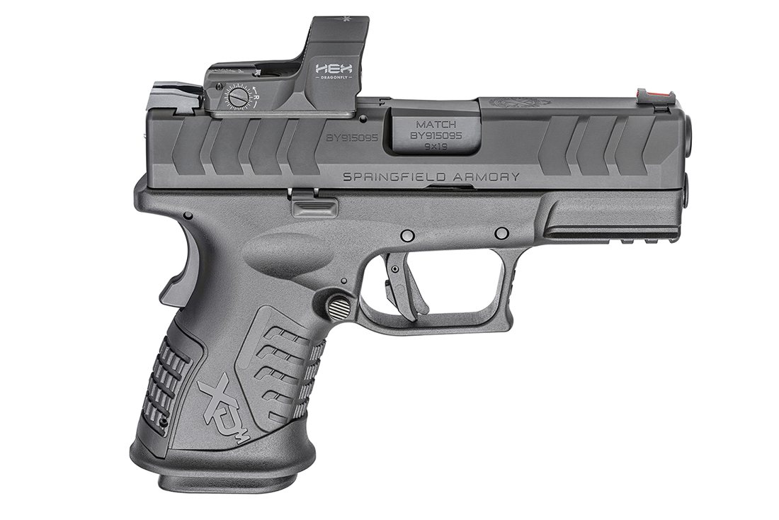 Springfield XDM Elite 3.8 Compact OSP 10mm Pistol with HEX Dragonfly Red Dot