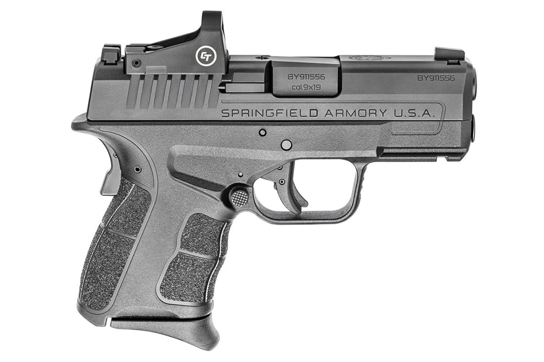 Springfield XDS Mod.2 OSP 3.3 9mm Black Single Stack Pistol with Crimson Trace CTS-1500 Red Dot