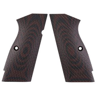 Magwell Cut Grips by LOK Grips for Springfield SA-35 Equipped with an Apex Low-Profile Magwell